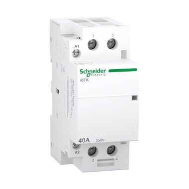 SCHNEIDER A9C40240 ACTI9 iCTK kontaktor, 40A, 2NO, 250VAC