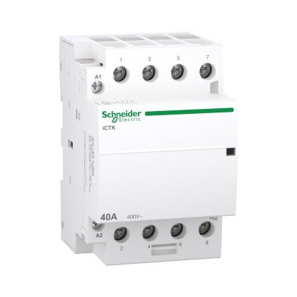 SCHNEIDER A9C40440 ACTI9 iCTK kontaktor, 40A, 4NO, 400VAC