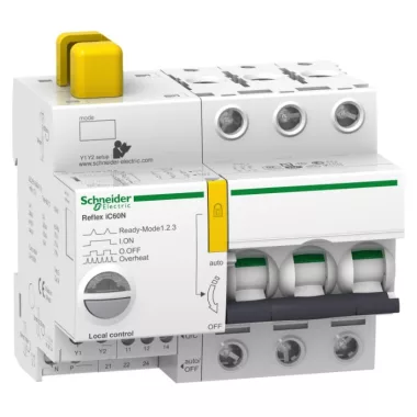 SCHNEIDER A9C61310 ACTI9 Reflex iC60N beépített megszakító vezérlés, 3P, B, 10A