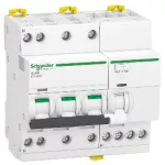   SCHNEIDER A9DC4710 ACTI9 iCV40 áramvédős kismegszakító, A osztály, 3P-N, C, 10A, 30mA, 10kA
