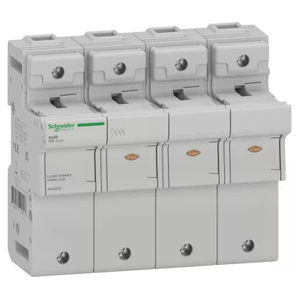 SCHNEIDER A9GSB792 "ACTI9 SBI Olvadóbiztosítós szakaszoló, 3P+N, 22x58mm, 660V-80A, 500V-100A"