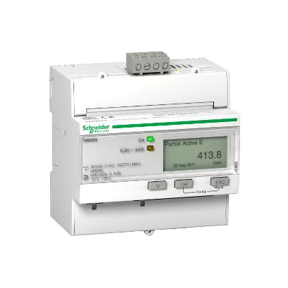   SCHNEIDER A9MEM3250 Digitális fogyasztásmérő,3 fázisú,áramváltós,MODBUS