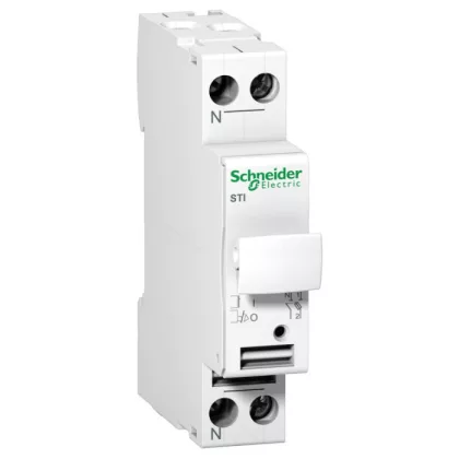   SCHNEIDER A9N15645 ACTI9 STI olvadóbiztosítós szakaszolókapcsoló, 1P-N, 20A, 8.5x31.5mm