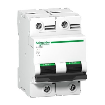 SCHNEIDER A9N18413 ACTI9 C120H kismegszakító, 2P, B, 80A