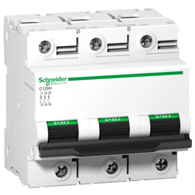 SCHNEIDER A9N18468 ACTI9 C120H kismegszakító, 3P, C, 80A