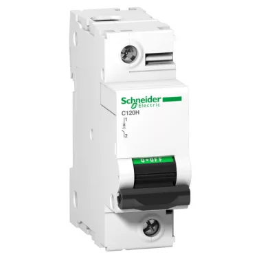 SCHNEIDER A9N18491 ACTI9 C120H kismegszakító, 1P, D, 100A