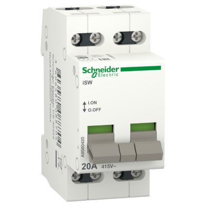 SCHNEIDER A9S60432 ACTI9 iSW kapcsoló, 4P, 32A, 415V