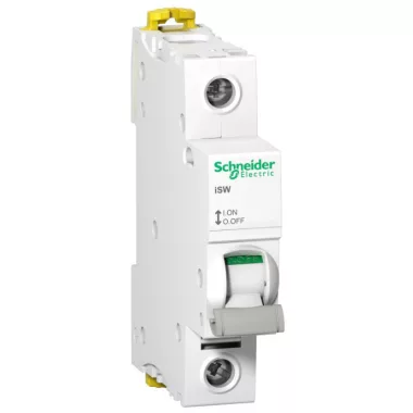 SCHNEIDER A9S65191 ACTI9 iSW terheléskapcsoló, 1P, 100A, 240 VAC