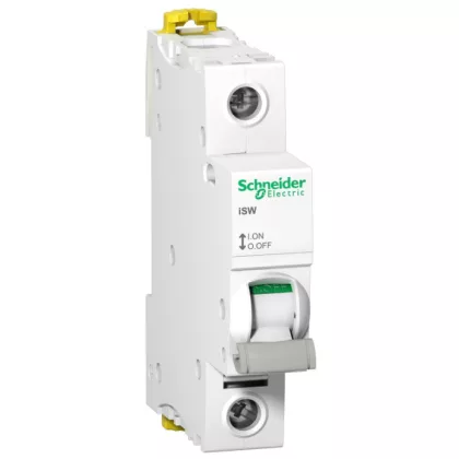   SCHNEIDER A9S65191 ACTI9 iSW terheléskapcsoló, 1P, 100A, 240 VAC