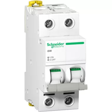 SCHNEIDER A9S65240 ACTI9 iSW terheléskapcsoló, 2P, 40A, 415AC