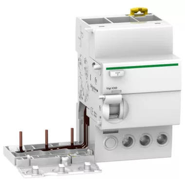 SCHNEIDER A9V22325 ACTI9 Vigi iC60 áram-védőkioldó, A osztály, 3P, 25A, 100mA, monokonnekt
