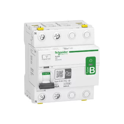   SCHNEIDER A9Z64240 ACTI9 iID áram-védőkapcsoló, B-SI osztály, 2P, 40A, 300mA