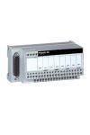 SCHNEIDER ABE7CPA02 Modicon ABE7 elosztóblokk, 8 csatornás analóg Quantum/Premium/X80 I/O kártyákhoz, SUB-D25