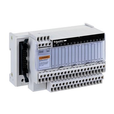 SCHNEIDER ABE7H16R20 Modicon ABE7 elosztóblokk, univerzális, HE10, 16 digitális csatorna, 2 sorkapocs/csatorna