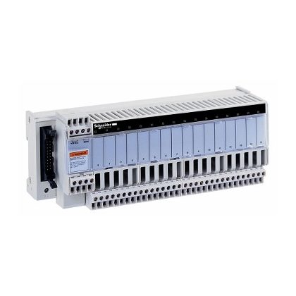   SCHNEIDER ABE7H16S43 Modicon ABE7 elosztóblokk, univerzális, HE10, 16be digitális csatorna, 2 sorkapocs/csatorna, leválasztás/csatorna, LED