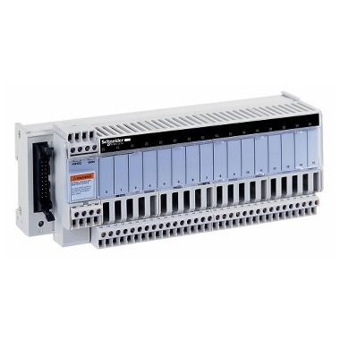 SCHNEIDER ABE7S16E2B1 Modicon ABE7 elosztóblokk, fix SSR relés, 16be digitális csatorna, 2 sorkapocs/csatorna, PLC leválasztás, 24 VDC