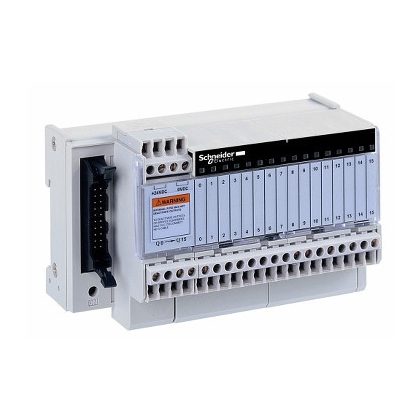   SCHNEIDER ABE7S16S1B2 Modicon ABE7 elosztóblokk, fix SSR relés, 0,5A, 16ki digitális csatorna, 24 VDC