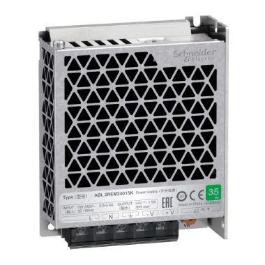 SCHNEIDER ABL2REM24015K Modicon ABL2 tápegység, panelre szerelhető, 1f, 24 VDC, 35 W