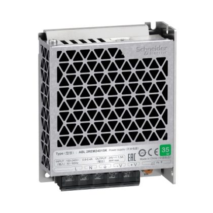   SCHNEIDER ABL2REM24015K Modicon ABL2 tápegység, panelre szerelhető, 1f, 24 VDC, 35 W