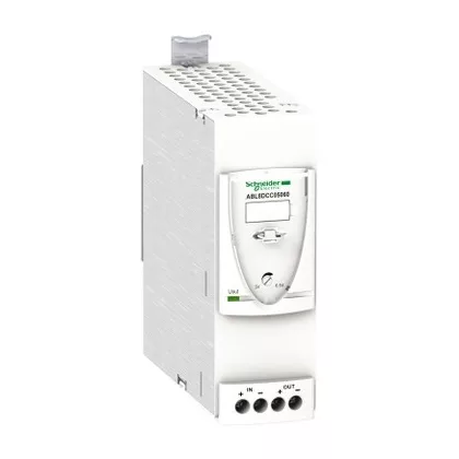 SCHNEIDER ABL8DCC05060 Modicon kiegészítő, DC/DC konverter, 24/5…6,5VDC, 6A (ABL8RP/ABL8WPS tápegységekhez)