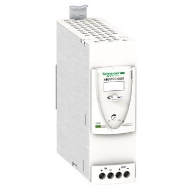 SCHNEIDER ABL8DCC12020 Modicon kiegészítő, DC/DC konverter, 24/7…15VDC, 2A (ABL8RP/ABL8WPS tápegységekhez)