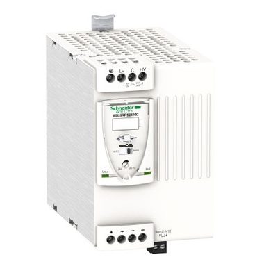 SCHNEIDER ABL8RPS24100 Modicon ABL8 tápegység, 1f-2f, 230-400VAC/24VDC, 10A, DIN sínre szerelhető