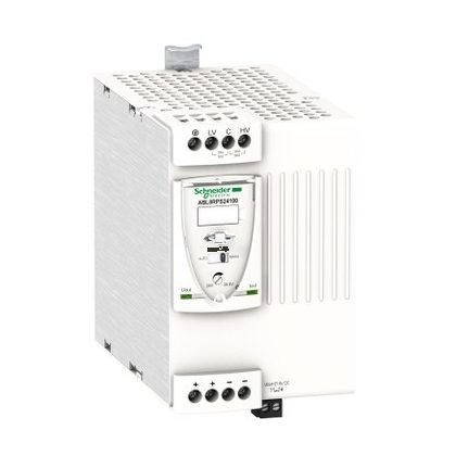 SCHNEIDER ABL8RPS24100 Modicon ABL8 tápegység, 1f-2f, 230-400VAC/24VDC, 10A, DIN sínre szerelhető