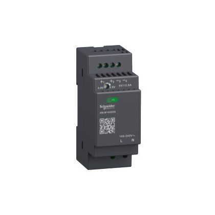SCHNEIDER ABLM1A05036 Modicon Modular tápegység, moduláris, DIN sínre szerelhető, 1f, 5 VDC, 3,6 A, 18 W