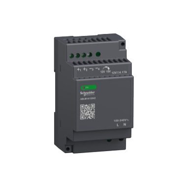 SCHNEIDER ABLM1A12042 Modicon Modular tápegység, moduláris, DIN sínre szerelhető, 1f, 12 VDC, 4,2 A, 50 W