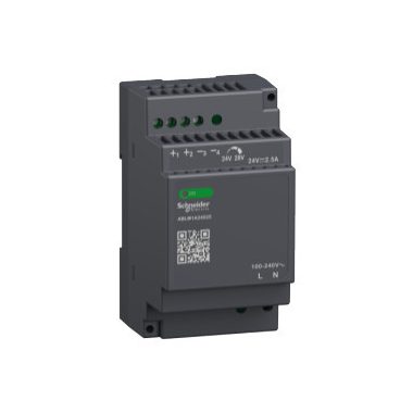 SCHNEIDER ABLM1A24025 Modicon Modular tápegység, moduláris, DIN sínre szerelhető, 1f, 24 VDC, 2,5 A, 60 W