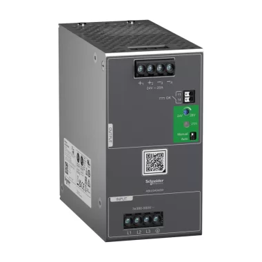 SCHNEIDER ABLU3A24200 Modicon Univeral tápegység, 3f, 24 VDC, 20A, 480 W