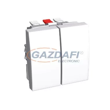 SCHNEIDER ALB44065 ALTIRA Egypólusú kapcsoló + egypólusú nyomó 16 A, polárfehér SCHNEIDER ALB44065 ALTIRA Egypólusú kapcsoló + egypólusú nyomó 16 A, polárfehér