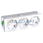   SCHNEIDER ALB44263 ALTIRA 3x2P+F dugalj csatlakozóaljzat 45° jelzőfénnyel, polárfehér