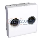   SCHNEIDER ALB44324 ALTIRA TV/R csatlakozó 8 dB átmenő, polárfehér