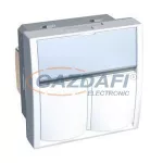   SCHNEIDER ALB44325N ALTIRA Infraplus 2xRJ45 csatlakozó Cat5e UTP, polárfehér