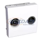   SCHNEIDER ALB44327 ALTIRA TV/R csatlakozó 1 dB, végzáró, polárfehér