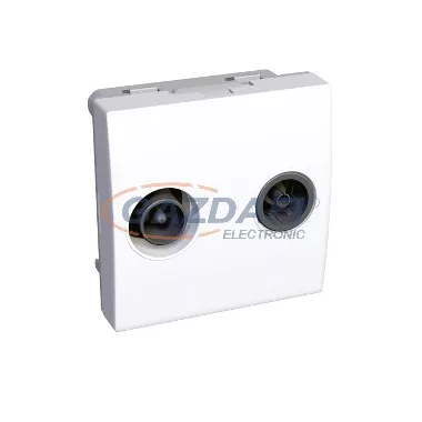 SCHNEIDER ALB44327 ALTIRA TV/R csatlakozó 1 dB, végzáró, polárfehér SCHNEIDER ALB44327 ALTIRA TV/R csatlakozó 1 dB, végzáró, polárfehér