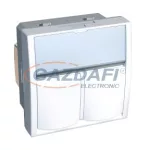   SCHNEIDER ALB44336N ALTIRA Infraplus 2xRJ45 csatlakozó Cat6 FTP, polárfehér