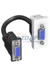 SCHNEIDER ALB44370 ALTIRA HD15 VGA anya csatlakozó, polárfehér SCHNEIDER ALB44370 ALTIRA HD15 VGA anya csatlakozó, polárfehér