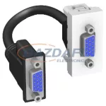   SCHNEIDER ALB44370 ALTIRA HD15 VGA anya csatlakozó, polárfehér