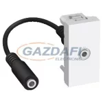   SCHNEIDER ALB44371 ALTIRA Audio Jack 3,5mm anya csatlakozó, polárfehér