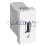 SCHNEIDER ALB44374 ALTIRA USB 2.0 töltő, polárfehér