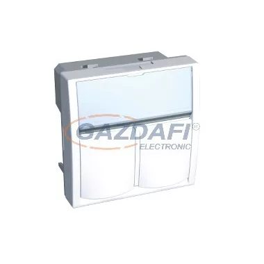 SCHNEIDER ALB44382 ALTIRA Adapter 2xRJ45 AMP keystone betétekhez, polárfehér SCHNEIDER ALB44382 ALTIRA Adapter 2xRJ45 AMP keystone betétekhez, polárfehér