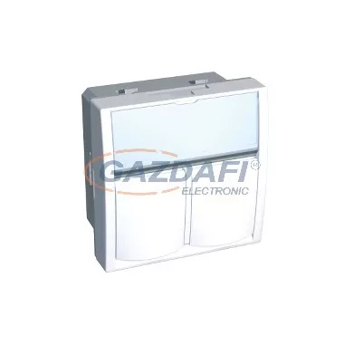 SCHNEIDER ALB44384 ALTIRA Adapter 2xRJ45 Infraplus betétekhez, polárfehér SCHNEIDER ALB44384 ALTIRA Adapter 2xRJ45 Infraplus betétekhez, polárfehér