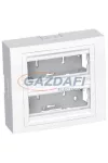 SCHNEIDER ALB44436N ALTIRA 2x3 modulos kiemelő doboz, komplett, polárfehér SCHNEIDER ALB44436N ALTIRA 2x3 modulos kiemelő doboz, komplett, polárfehér