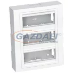   SCHNEIDER ALB44439N ALTIRA 3x3 modulos kiemelő doboz, komplett, polárfehér