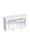 SCHNEIDER ALB44444 ALTIRA Kiemelő doboz 4 modulos, 40 mm mélység, polárfehér