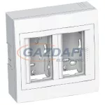   SCHNEIDER ALB44454N ALTIRA 2x2 modulos kiemelő doboz, komplett, polárfehér