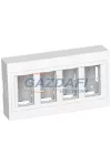 SCHNEIDER ALB44458N ALTIRA 4x2 modulos kiemelő doboz, komplett, polárfehér SCHNEIDER ALB44458N ALTIRA 4x2 modulos kiemelő doboz, komplett, polárfehér