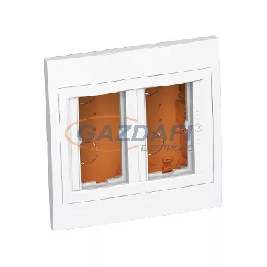 SCHNEIDER ALB44464N ALTIRA 2x2 modulos süllyesztő doboz, komplett, polárfehér SCHNEIDER ALB44464N ALTIRA 2x2 modulos süllyesztő doboz, komplett, polárfehér